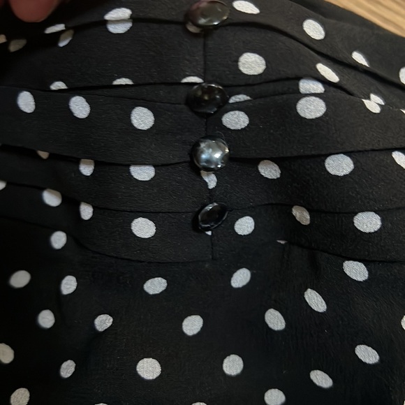 Silk polka dots skirt - Picture 7 of 10